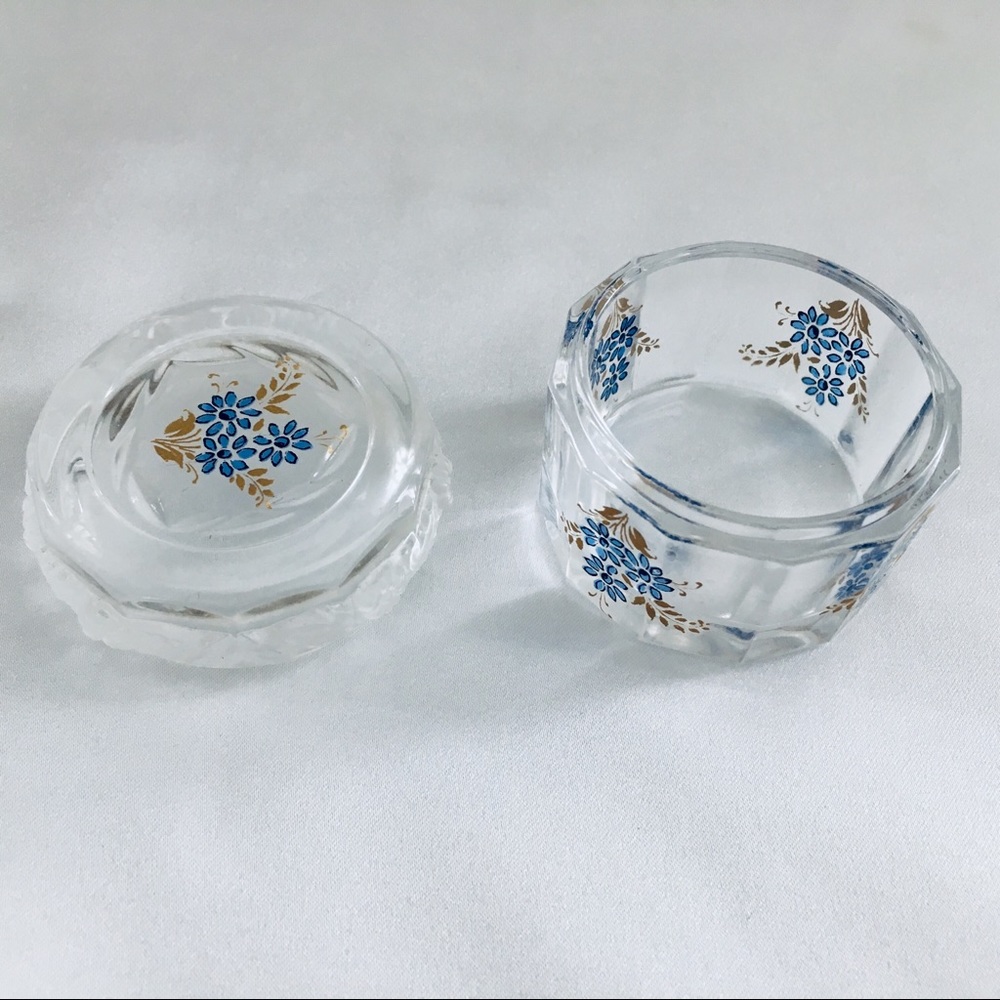 Venetian Crystal Hand Painted Box - NWOT - Picture 3 of 6